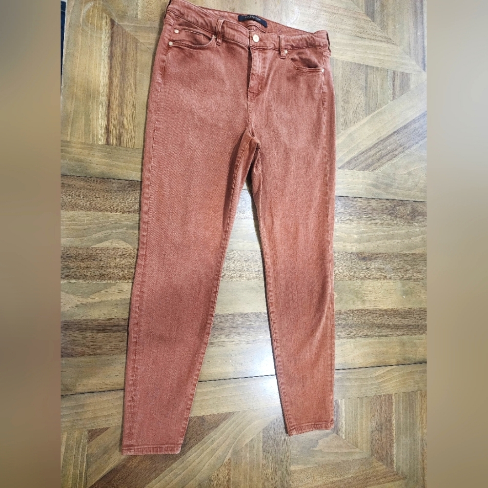 Liverpool Los Angeles Size 14 / 32 The Skinny Jeans Burnt Orange Womens